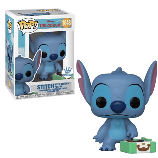Funko Pop! Lilo & Stitch - Stitch con Tocadiscos exclusivo de Funko Shop #1048