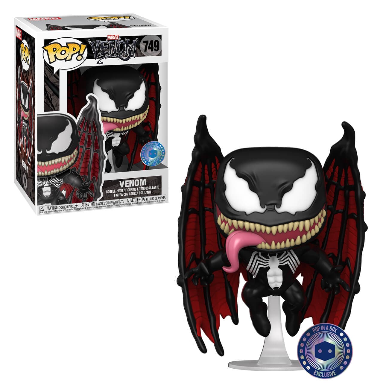 [Pre-Venta] Funko Pop! Venom - Venom con Alas exclusivo de Pop in a Box