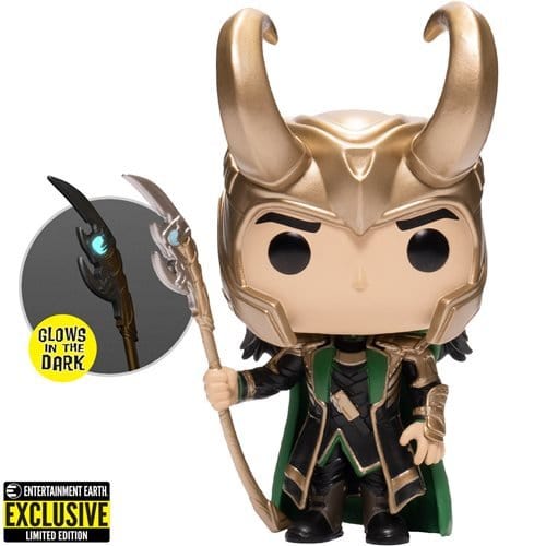 [Pre-venta] Funko Pop! Avengers - Loki con el Cetro exclusivo EE (Brilla en la Oscuridad) #985