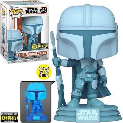 [Pre-venta] Funko Pop! The Mandalorian - Mando Holograma exclusivo de EE (Brilla en la Oscuridad)
