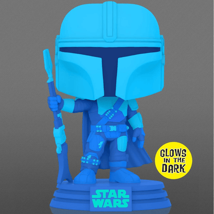 [Pre-venta] Funko Pop! The Mandalorian - Mando Holograma exclusivo de EE (Brilla en la Oscuridad)