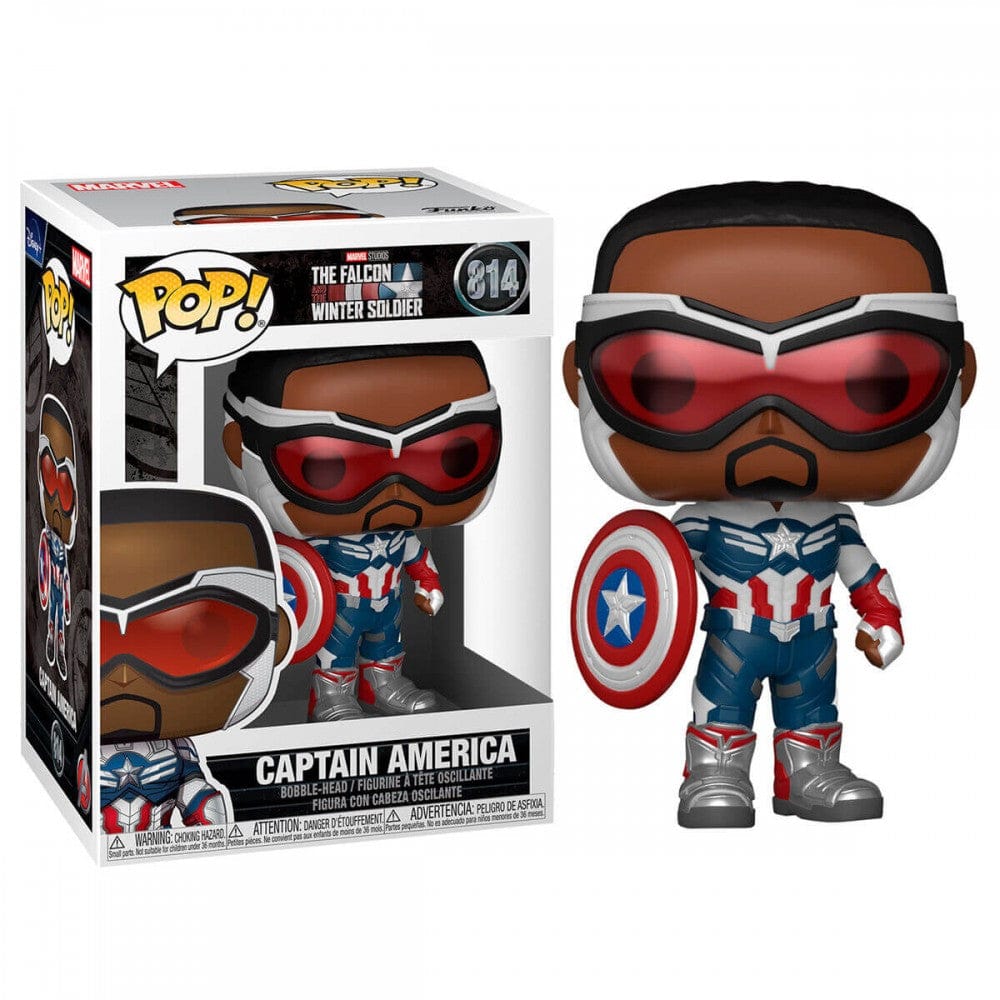 Funko Pop! Falcon y el Soldado de Invierno - Capitan America #814