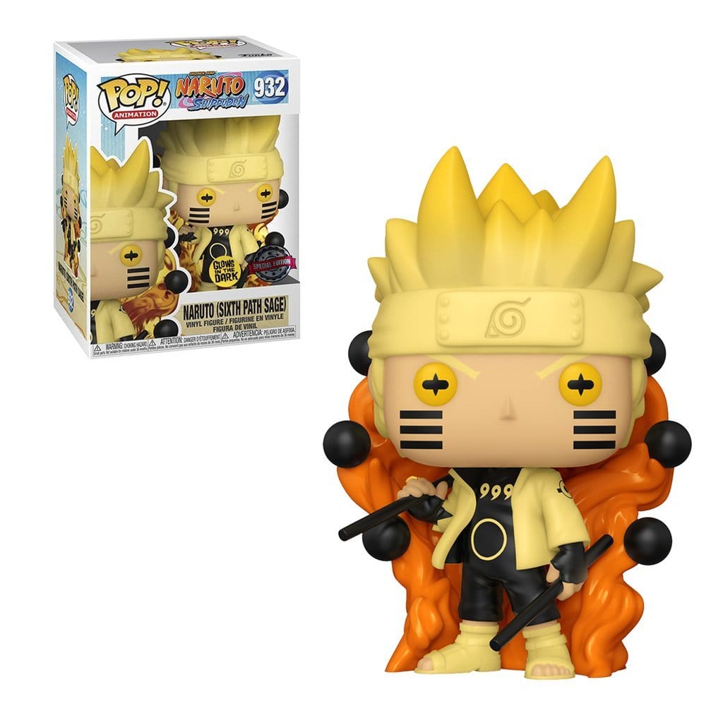 Funko Pop! Naruto - Naruto Six Path Sage (Brilla en la Oscuridad) #932