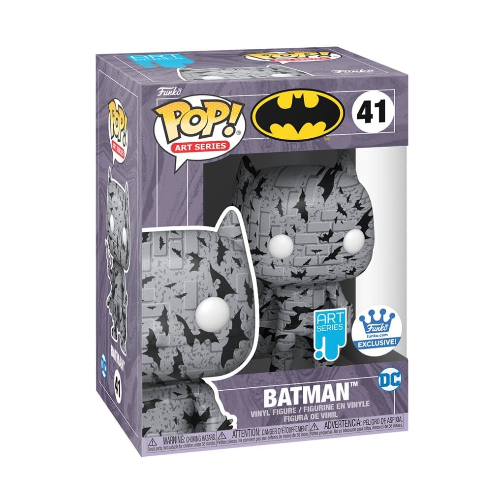 Funko Pop Batman - Batman Art Series Gris exclusivo Funko Shop #41