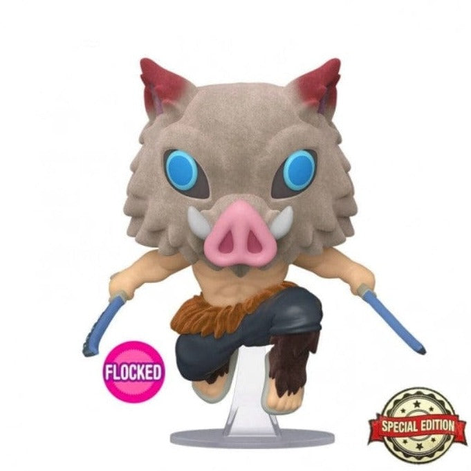 Funko Pop Demon Slayer - Inosuke Hashibira Flocked Special Edition #875