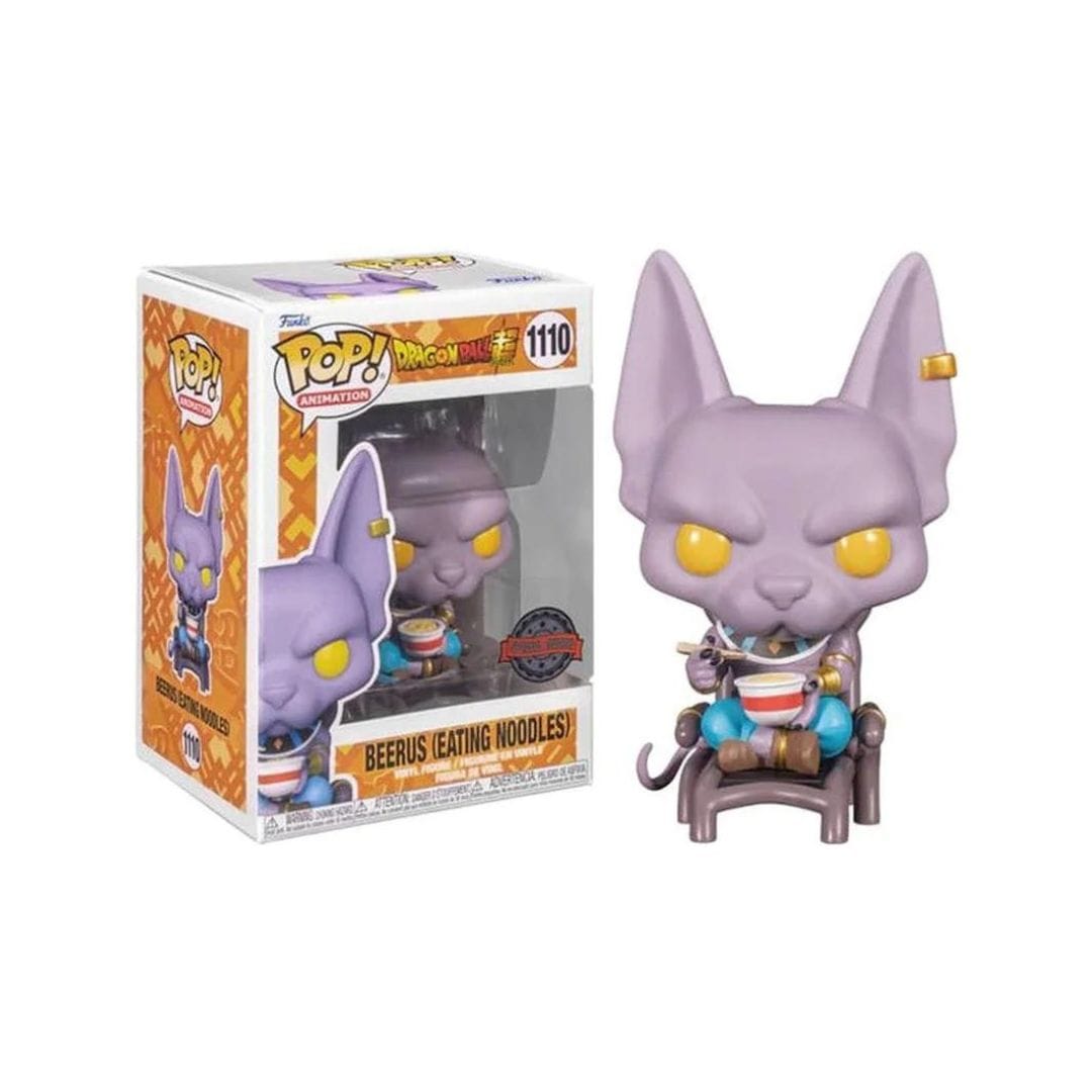 Funko Pop Dragon Ball - Beerus (Bills) Comiendo Fideos Special Edition #1110