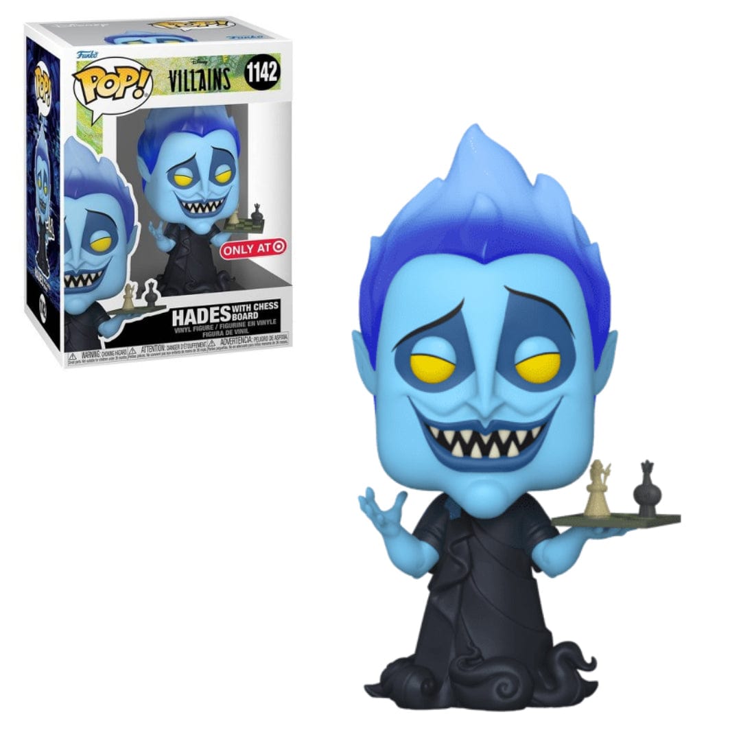 Funko Pop Villanos Disney - Hades con Tablero de Ajedrez exclusivo Target #1142