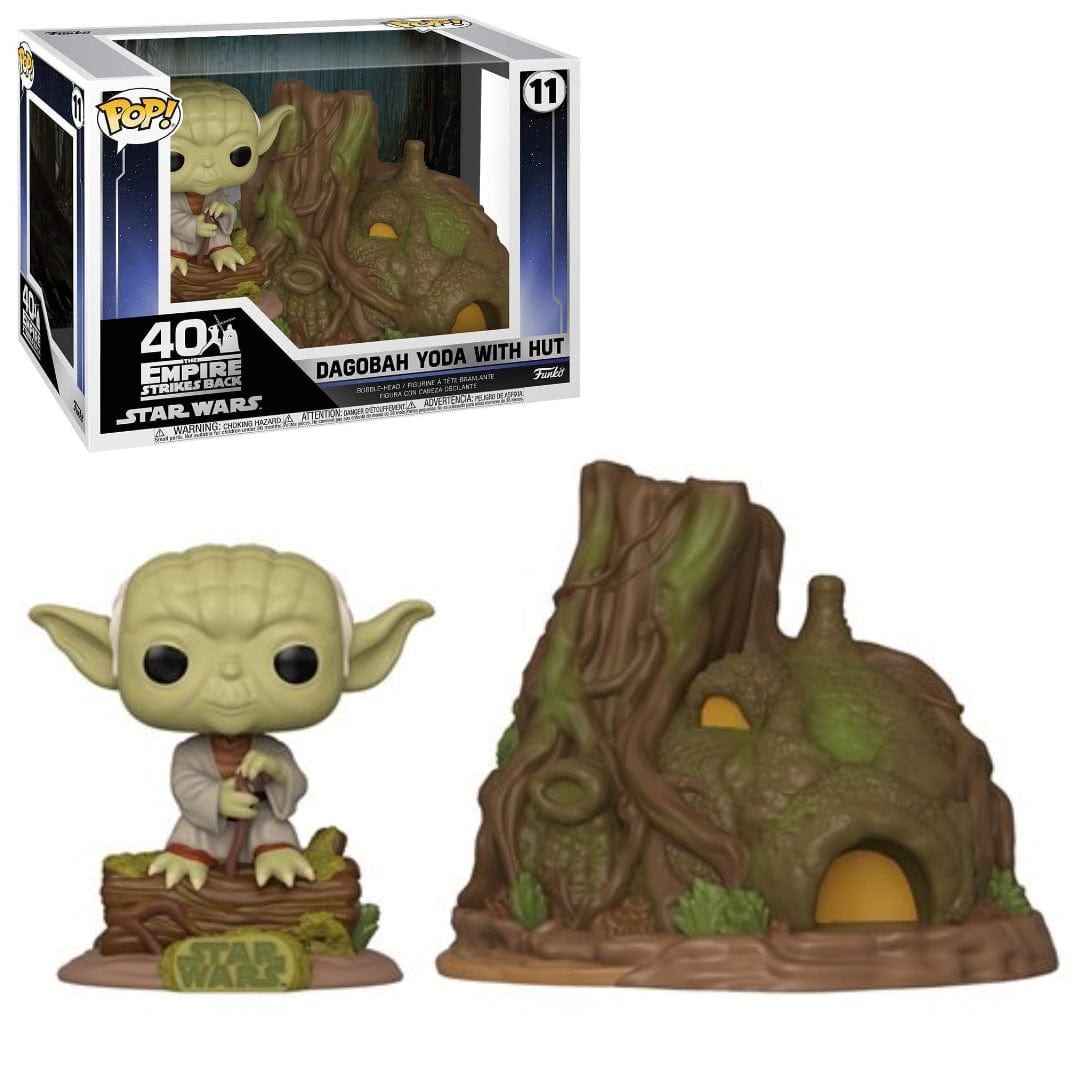 Funko Pop Star Wars - Yoda en Dagobah con Cabaña #11