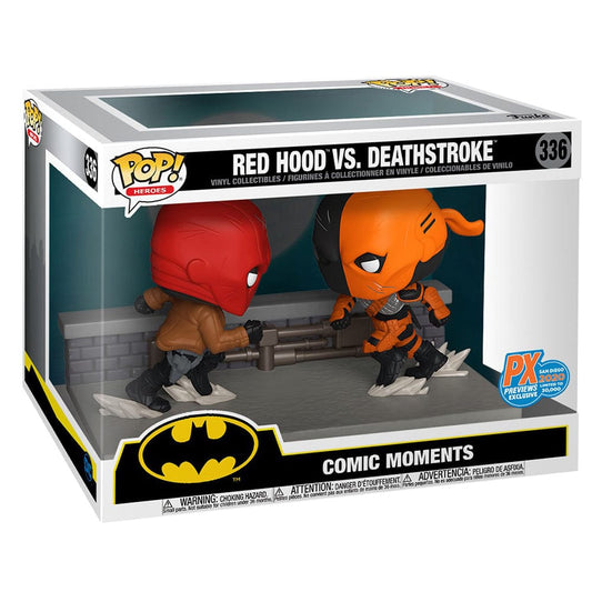 Funko Moment! Red Hood Vs Deathstroke exclusivo de PX #336