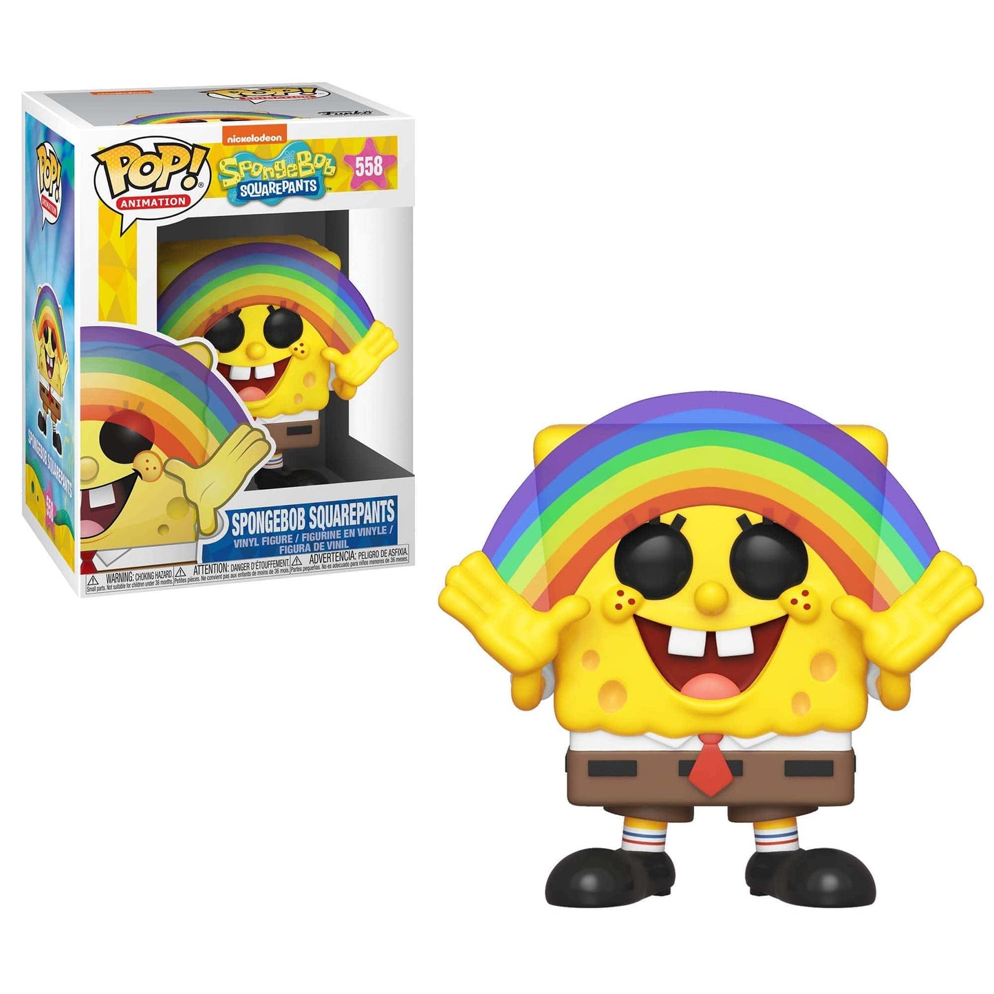 [Pre-venta] Funko Pop Bob Esponja - Bob Esponja con Arcoiris #558