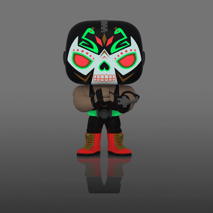 Funko Pop! DC Dia de los Muertos - Bane exclusivo de Entertainment Earth GITD #412