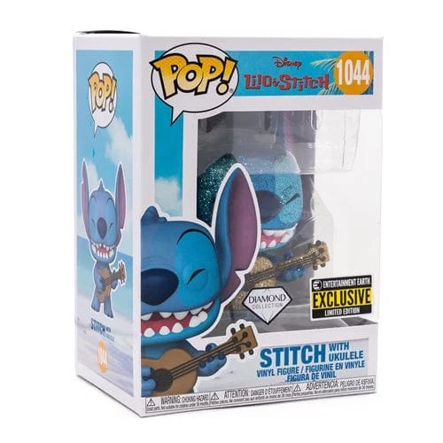 [Pre-venta] Funko Pop Lilo & Stitch - Stitch con Ukelele (Diamante) exclusivo EE #1044