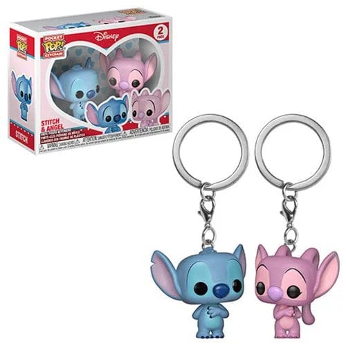 [Pre-venta] Funko Pop Llavero - Stitch & Angel