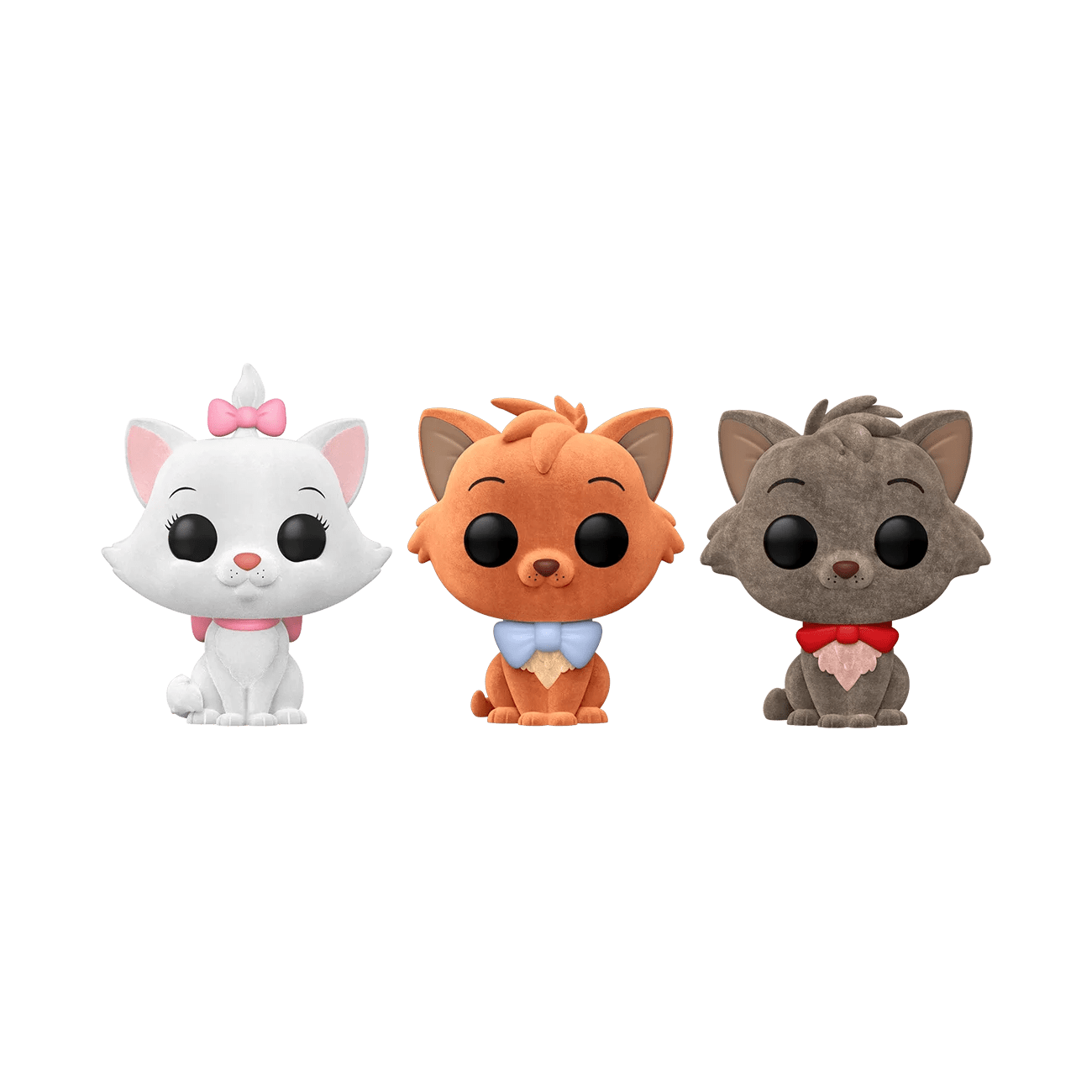 [Pre-venta] Funko Pop Disney 100 - Marie, Toulouse y Berlioz (Flocked) Exclusivos de Walmart 3-Pack