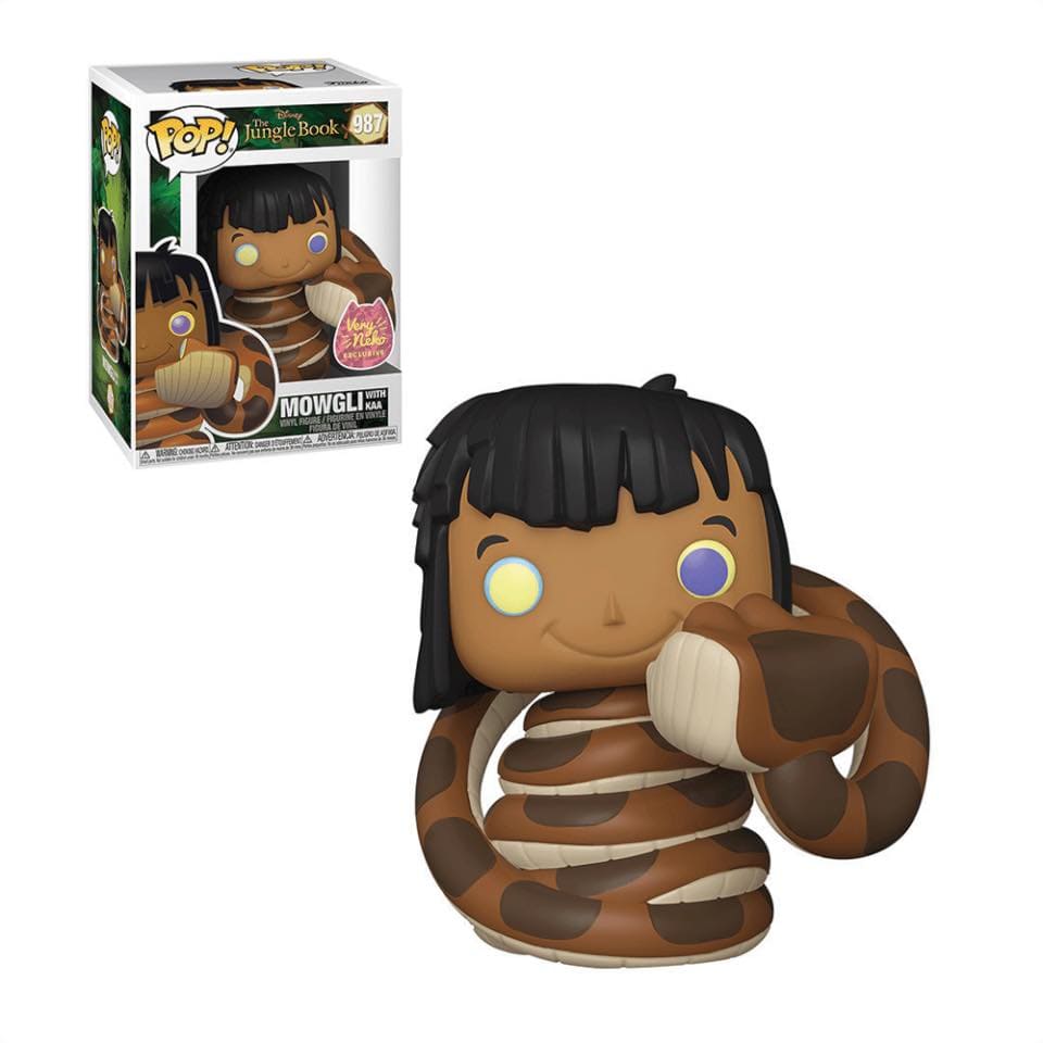 Funko Pop El Libro de la Selva - Mowgli con Kaa Exclusivo #987