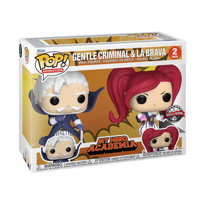 [Pre-venta] Funko Pop My Hero Academia - Gentle Criminal y La Brava 2-Pack