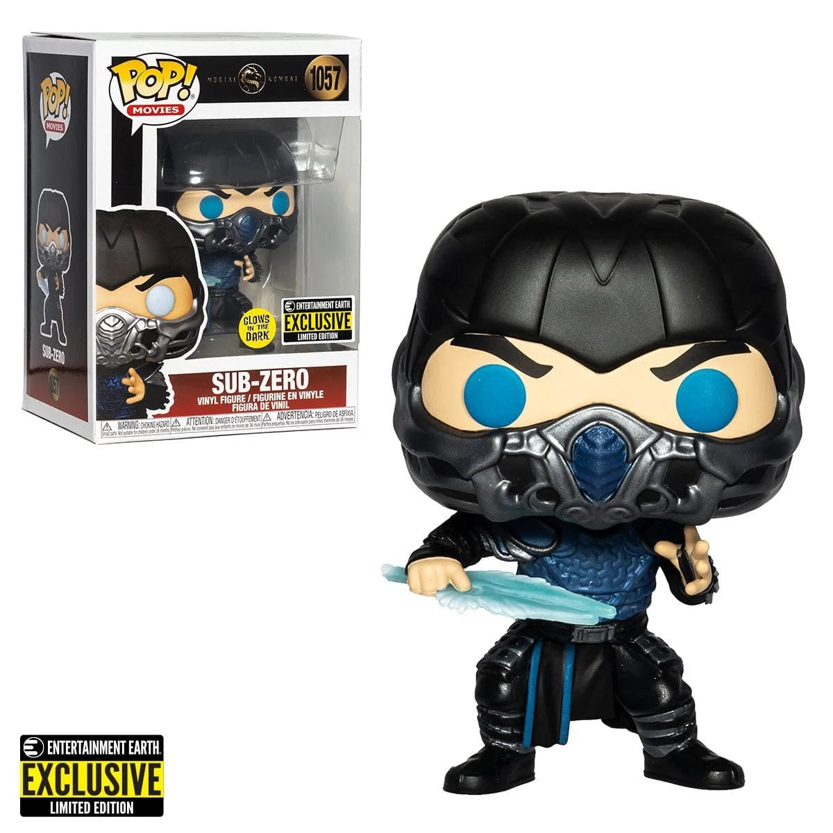 Funko Pop! Mortal Kombat - Sub-Zero Exclusivo de EE (Brilla en la Oscuridad) #1057