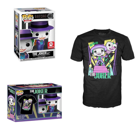 Funko Pop & Tee - Joker con Megafono exclusivo de AE