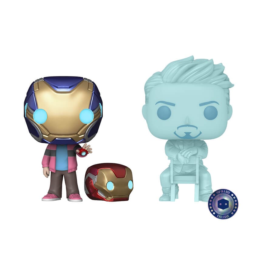 [Pre-venta] Funko Pop! Avengers Endgame - Morgan Stark con Tony Stark Holograma exclusivo de PIAB (Brilla en la Oscuridad)