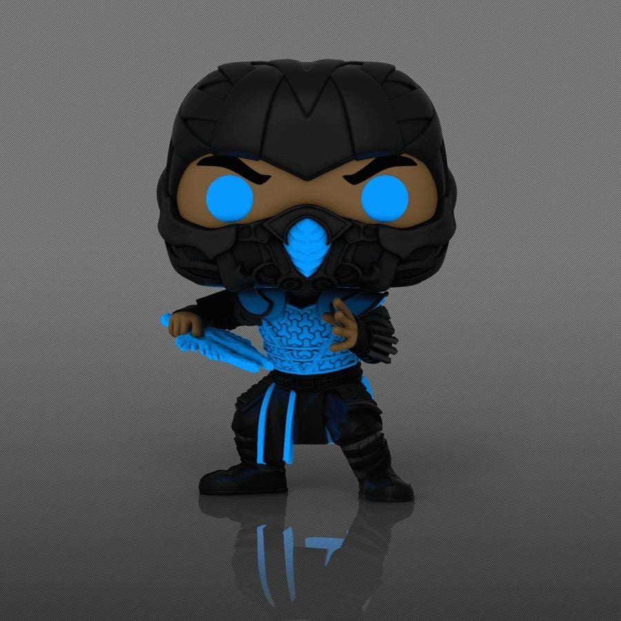 Funko Pop! Mortal Kombat 2021 - Sub-Zero Exclusivo de Entertainment Earth (Brilla en la Oscuridad)